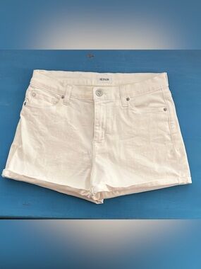 EUC Hudson Jeans Asha Denim Shorts White